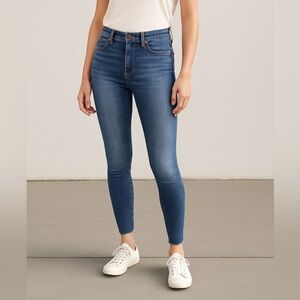 Madewell 10" High-Rise Skinny Jeans Womens 24T Tall Raw Hem